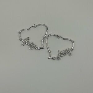 Vintage Juicy Couture Heart Earrings